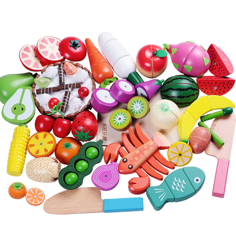 Baby Food Vegetable - 1 Bộ Đồ Chơi Gỗ Từ