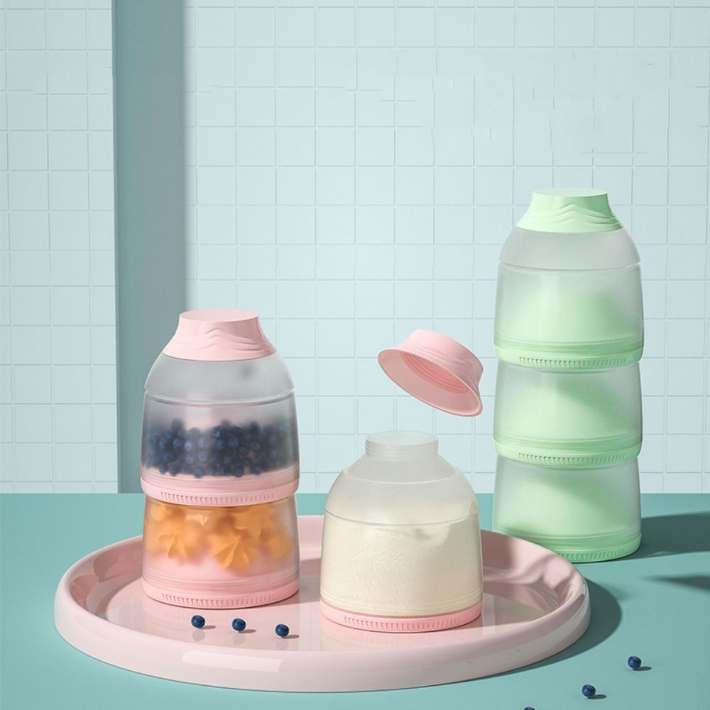 Baby Food Storage - 3 Layers Baby Milk Powder Box