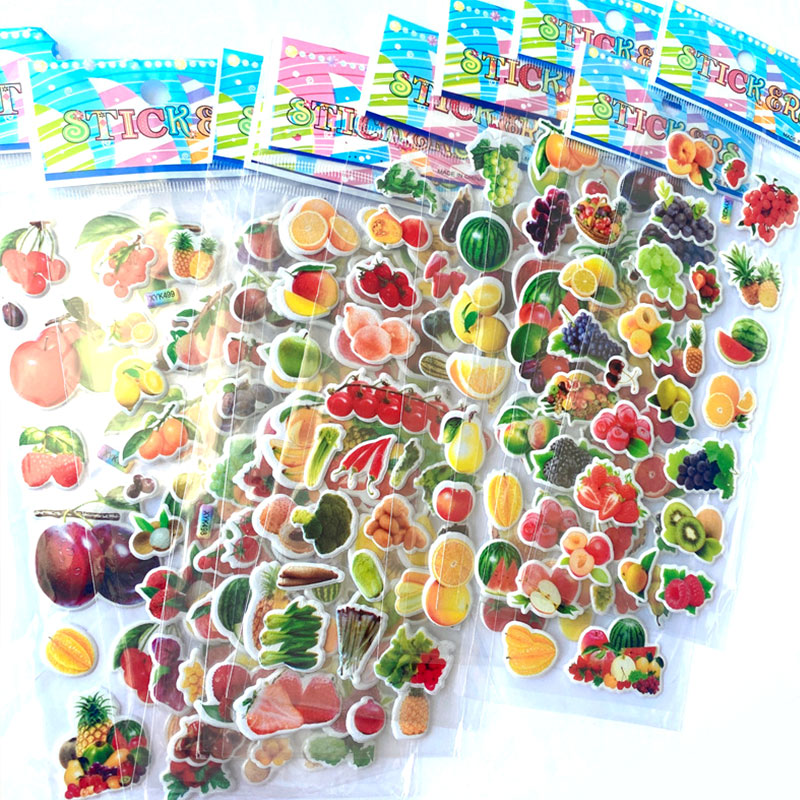 Baby Food Vegetable - 10 Sheets Waterproof Fruit and Vegetable