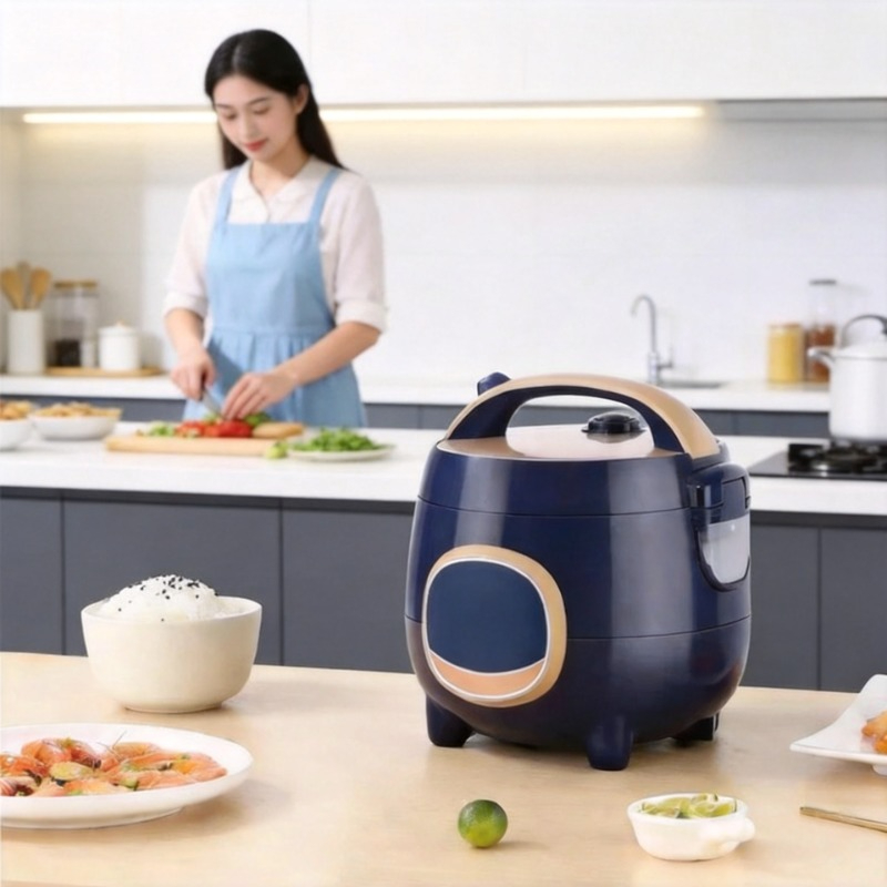 Baby Food Oil - 220V Portable Mini Rice Cooker Multifunctional