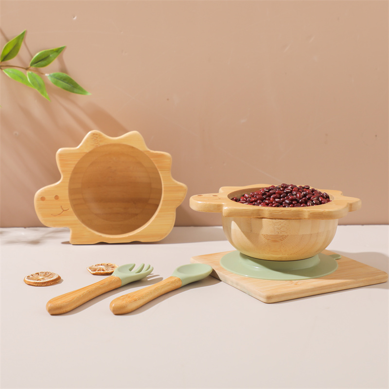 Baby Wooden Tableware Set Dino - đánh giá và giá Baby Food Dispensing Spoon