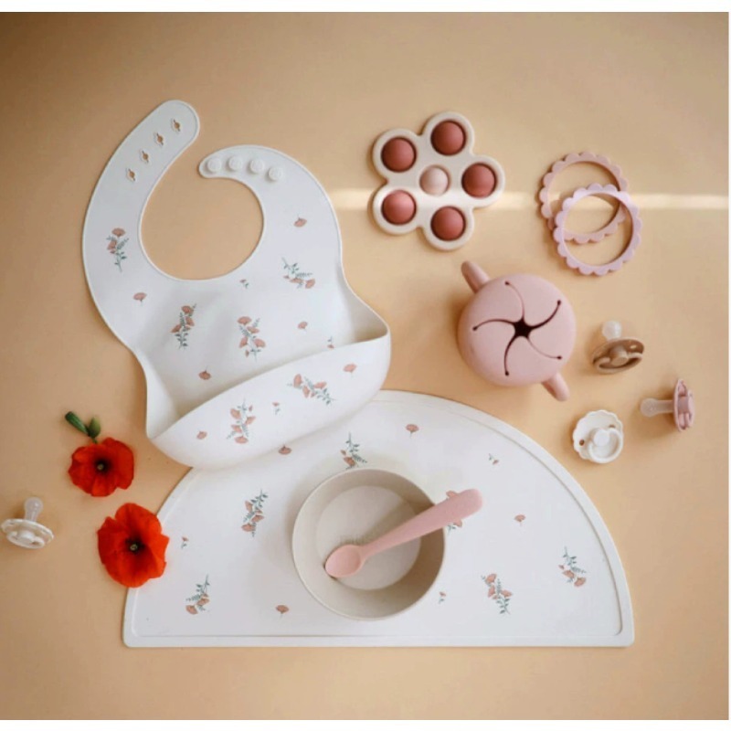 Suit Cute Feeding Bib, Food Bi - đánh giá và giá Baby Food Oil