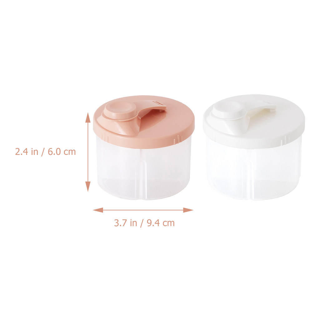 2Pcs Milk Powder Box Portable  - đánh giá và giá Baby Food Essentials