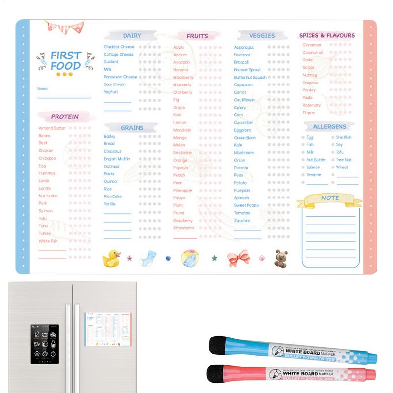 Baby First Foods Checklist Mag - đánh giá và giá Baby Food Checklist