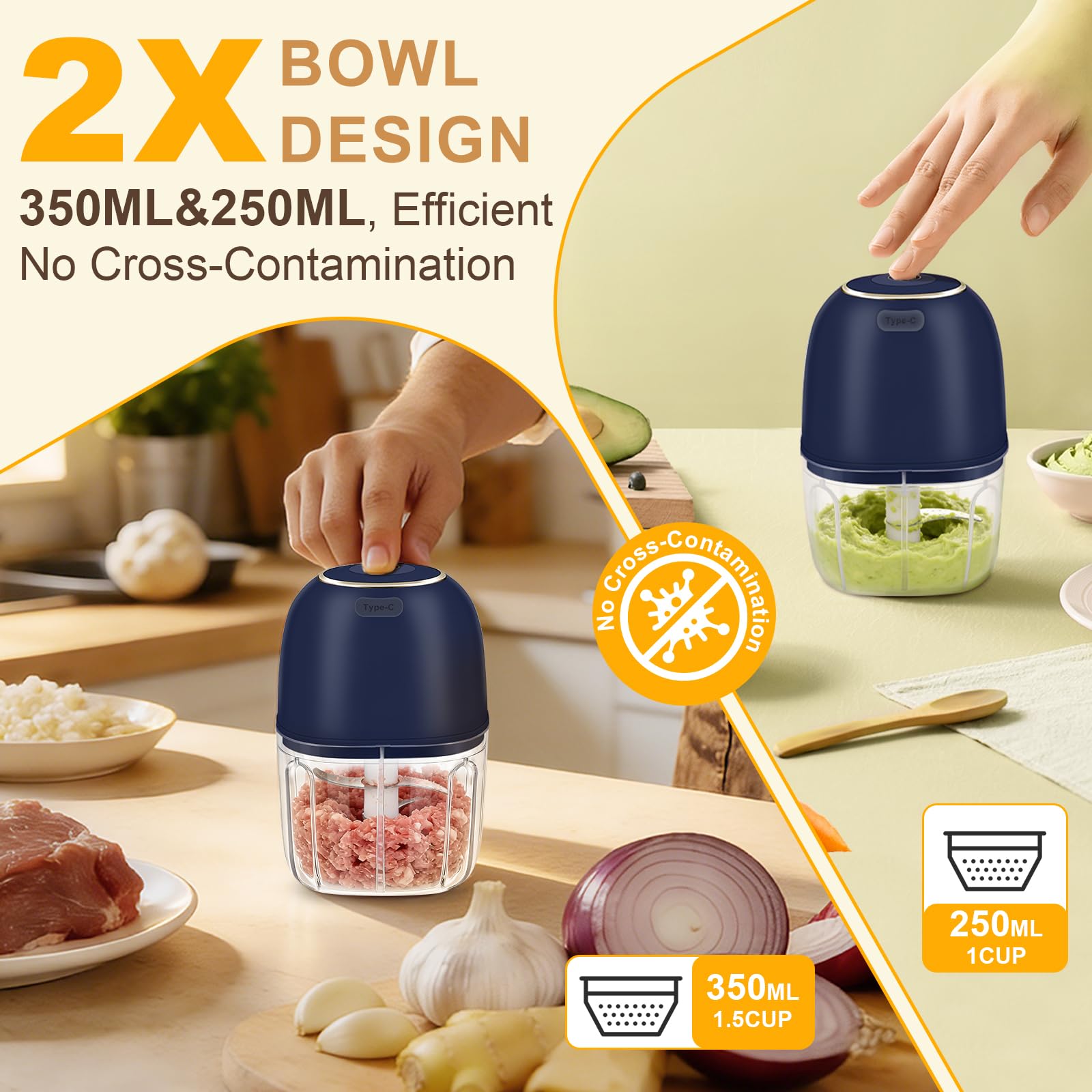 Electric Garlic Chopper, Cordl - đánh giá và giá Baby Food With Meat