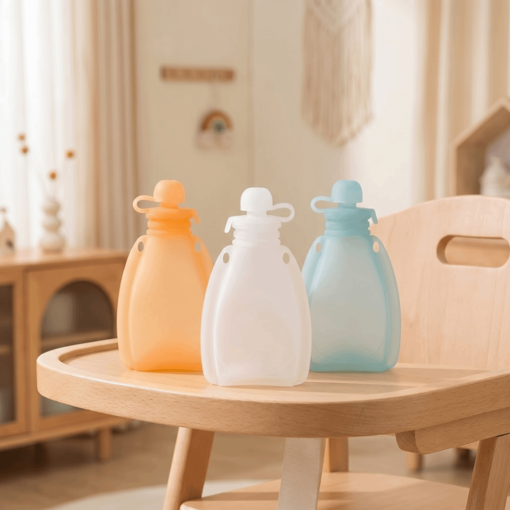Non BPA Baby Food Pouch 120ml  - đánh giá và giá Baby Food Pouches Reusable
