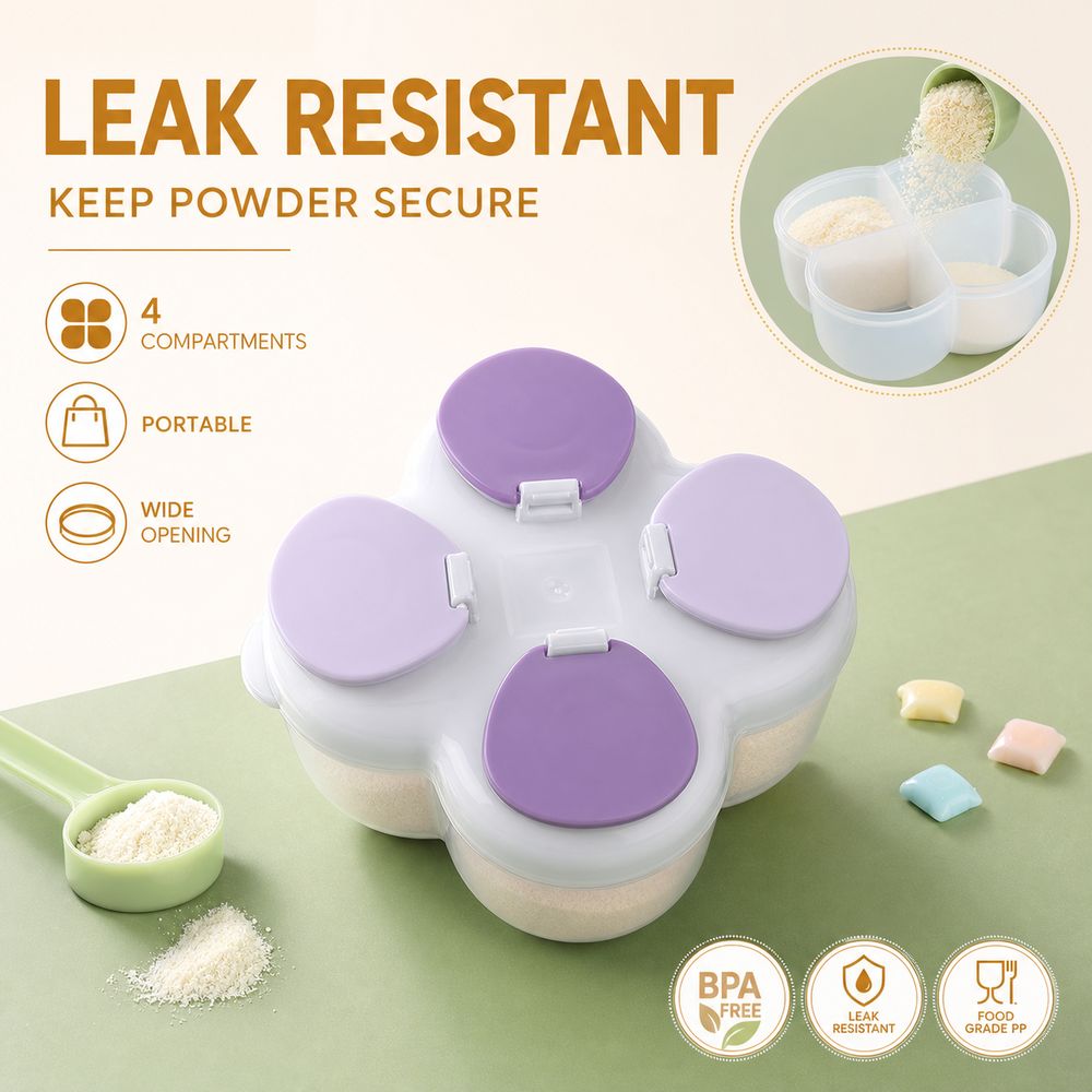 Partitioned Formula Dispenser  - đánh giá và giá Baby Food Storage