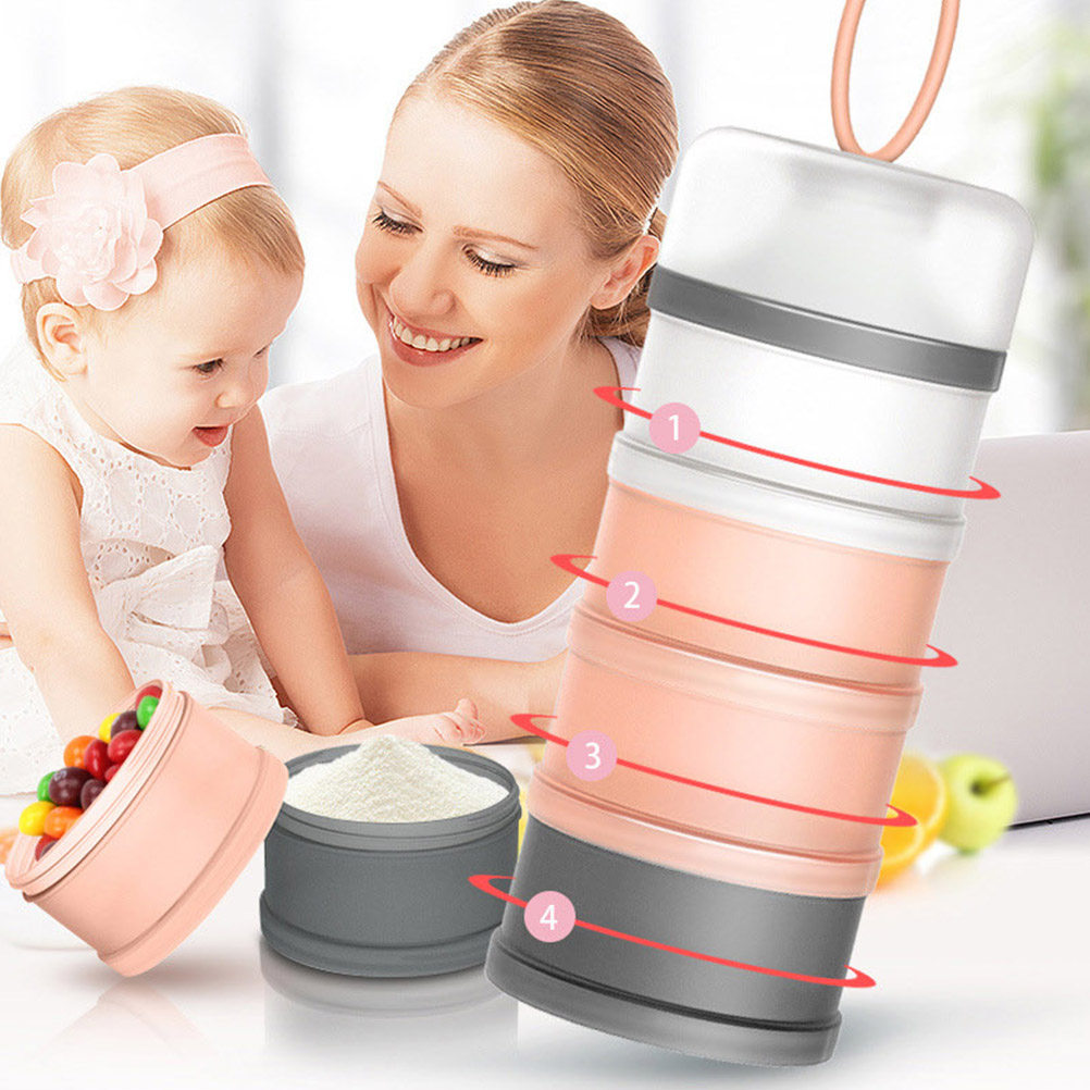 2Pcs Milk Powder Box Baby Food - đánh giá và giá Baby Food Storage