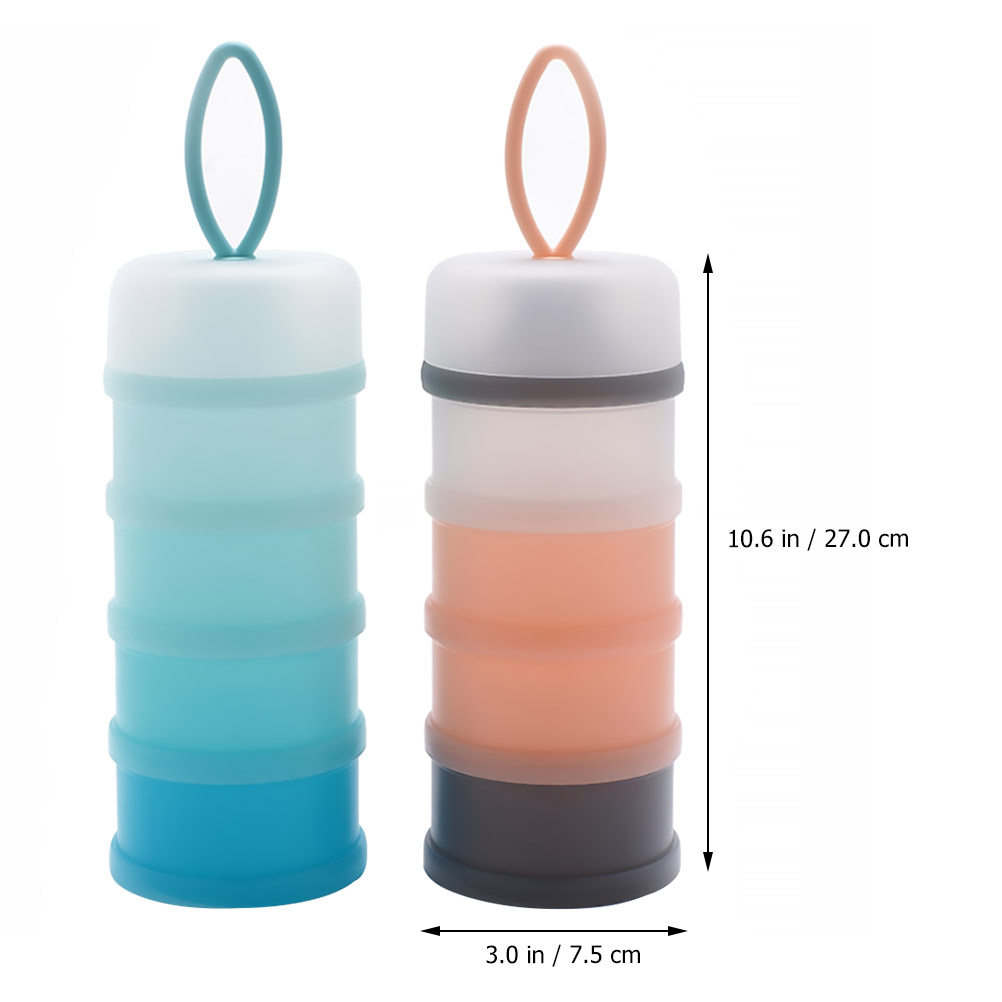 2Pcs Milk Powder Box Baby Food - đánh giá và giá Baby Food Storage