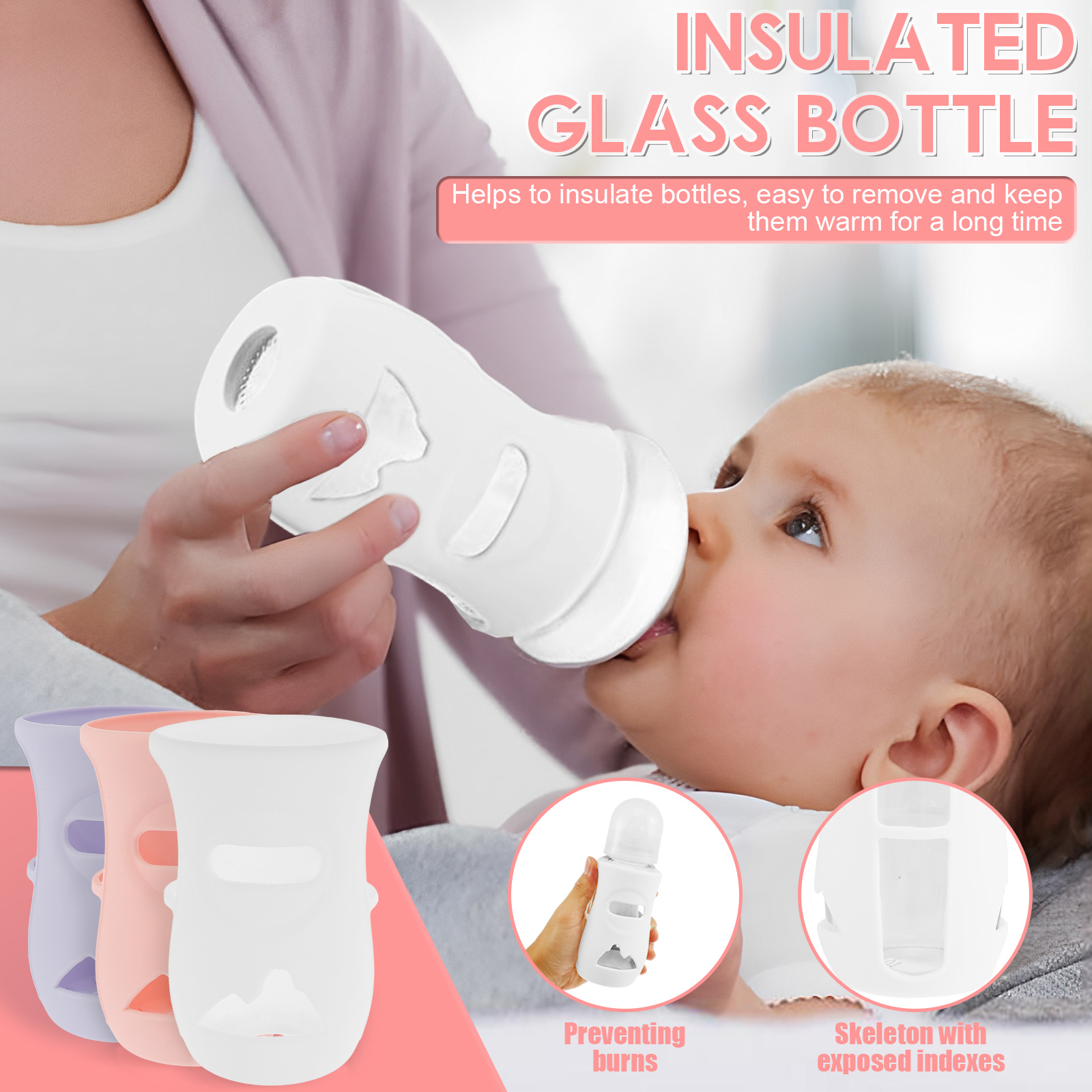 Silicone Sleeves Silicone Baby - đánh giá và giá Baby Food Storage