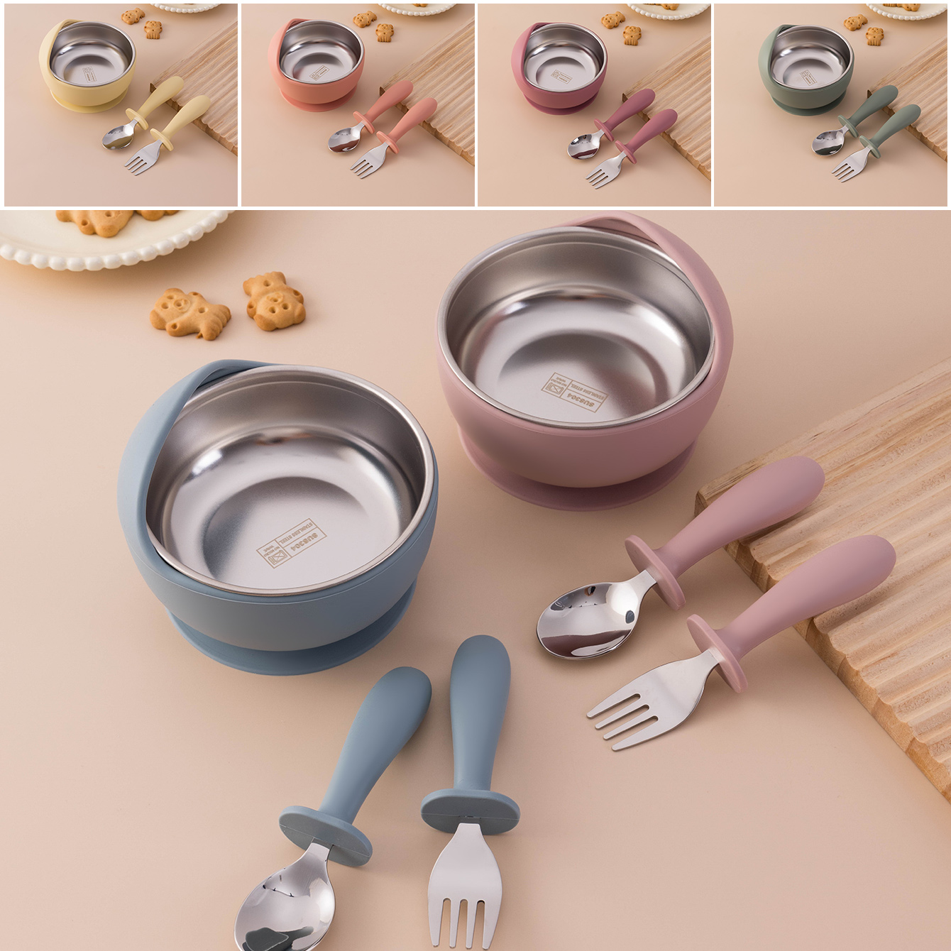 Color Kids 3PCS Stainless Stee - đánh giá và giá Baby Food Dispensing Spoon
