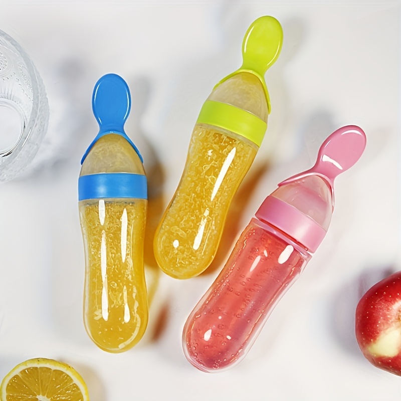 Baby Feeding Silicone Bottle w - đánh giá và giá Baby Food Dispensing Spoon