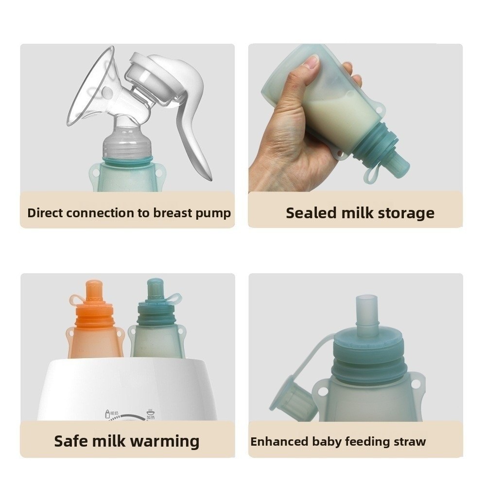 BPA Free Silicone Baby Food Po - đánh giá và giá Baby Food Pouches Reusable