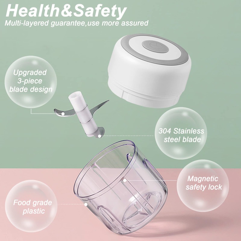 250ML Electric Garlic Grinder  - đánh giá và giá Baby Food With Meat