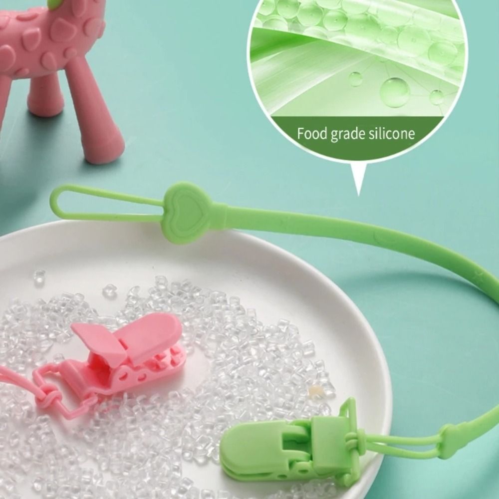 Silicone Pacifier Holder Clip  - đánh giá và giá Baby Food Pacifier