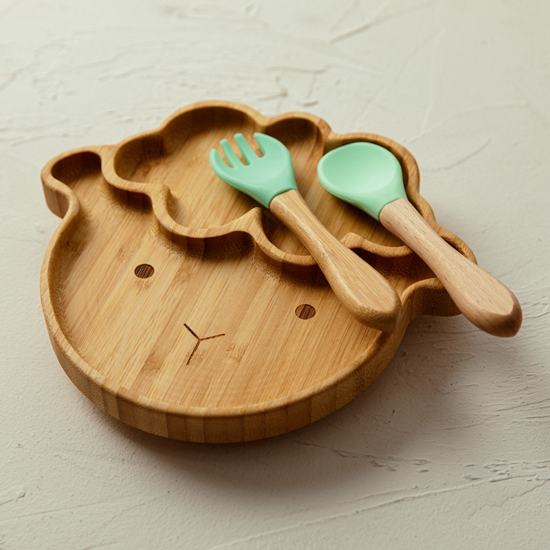 4 Bộ Đồ Ăn Trẻ Em Tấm Hút Bát  - đánh giá và giá Baby Food Dispensing Spoon