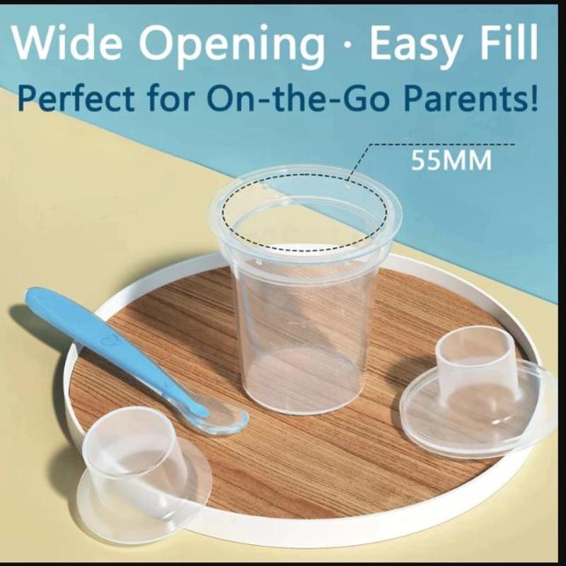 6PPC 80ML Baby Milk Powder Dis - đánh giá và giá Baby Food Storage