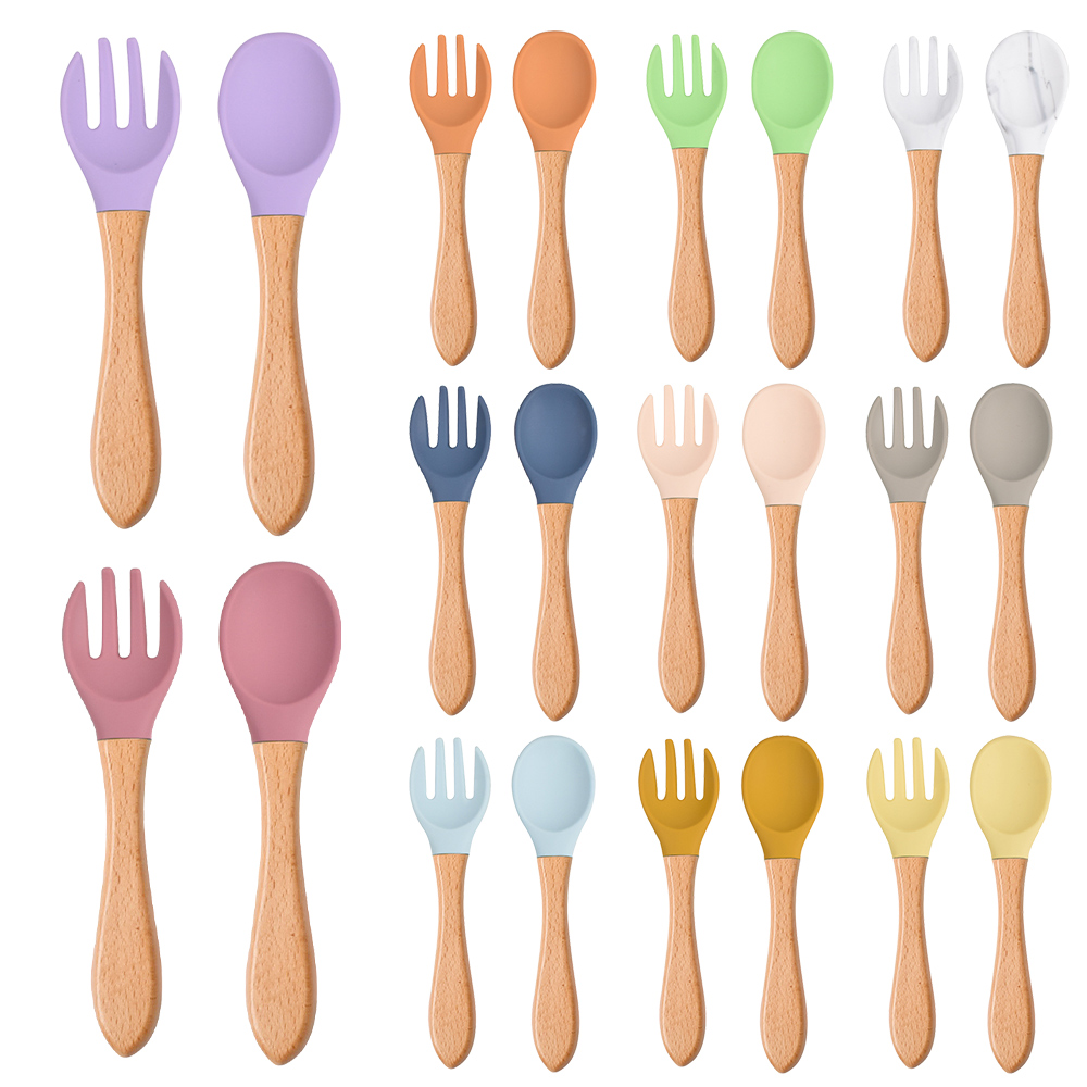 2Pcs/Set Baby Silicone Spoon F - đánh giá và giá Baby Food Dispensing Spoon