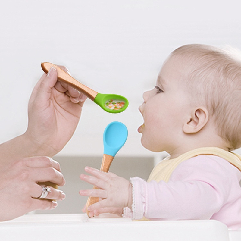 2Pcs/Set Baby Silicone Spoon F - đánh giá và giá Baby Food Dispensing Spoon