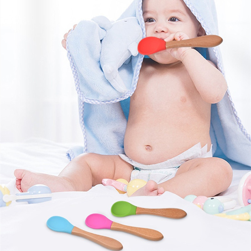 2Pcs/Set Baby Silicone Spoon F - đánh giá và giá Baby Food Dispensing Spoon