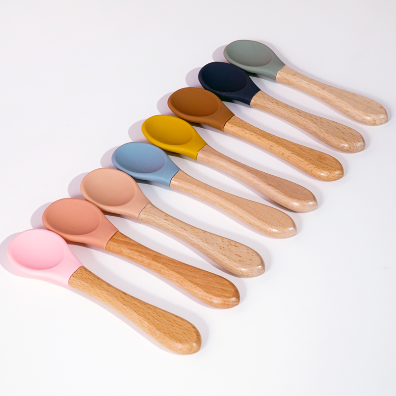 Cho Ăn Bằng Gỗ Tay Cầm Muỗng S - đánh giá và giá Baby Food Dispensing Spoon