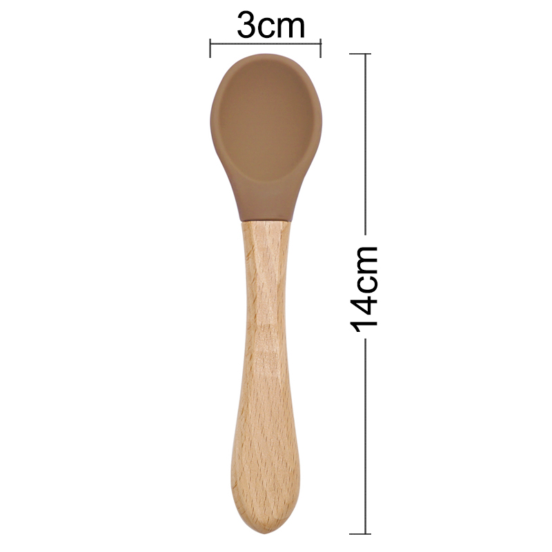 Cho Ăn Bằng Gỗ Tay Cầm Muỗng S - đánh giá và giá Baby Food Dispensing Spoon