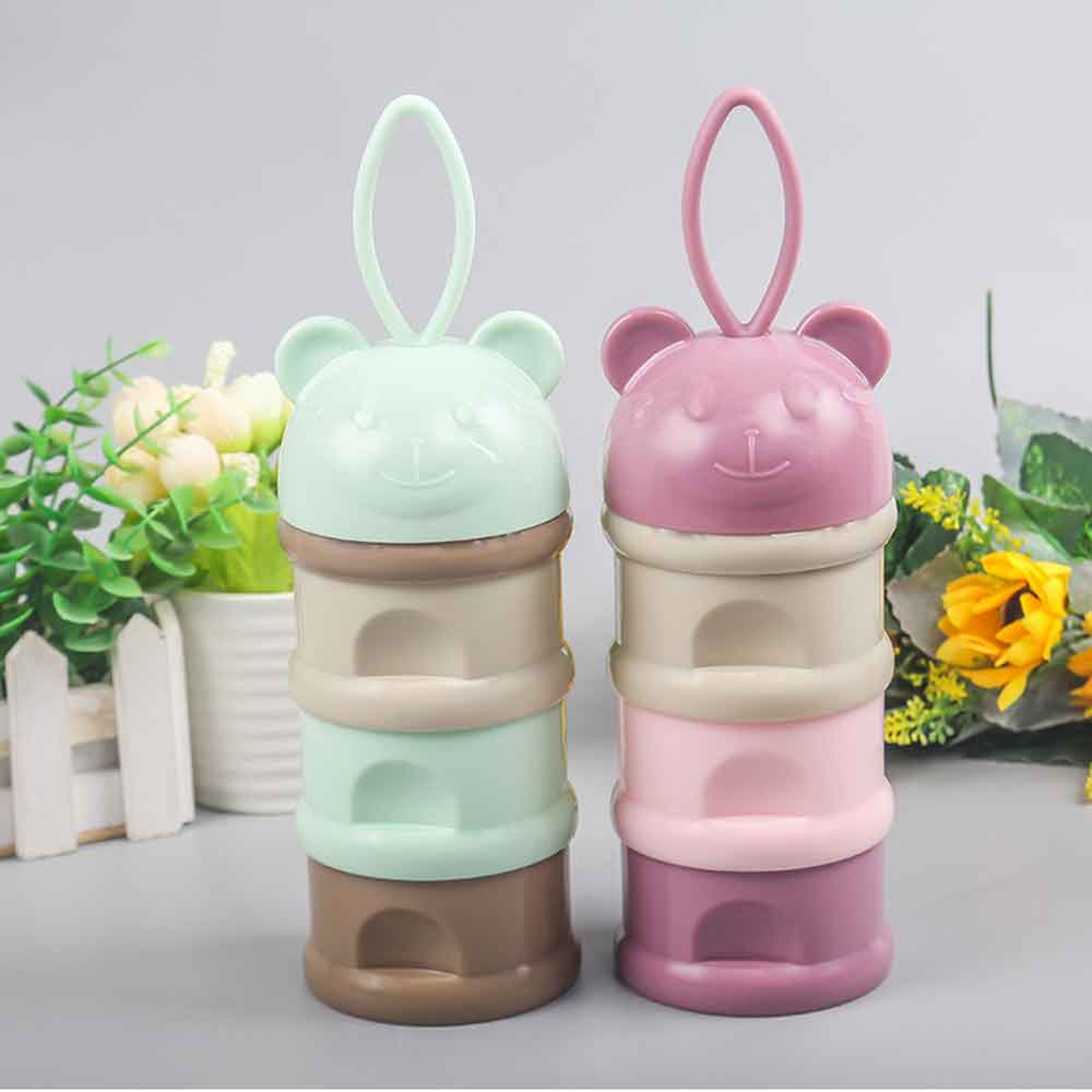 3-Layer Cartoon Storage Travel - đánh giá và giá Baby Food Essentials