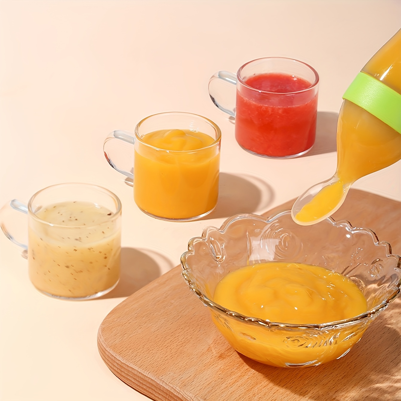9pcs Feeding Cutlery:1 Silicon - đánh giá và giá Baby Food Dispensing Spoon
