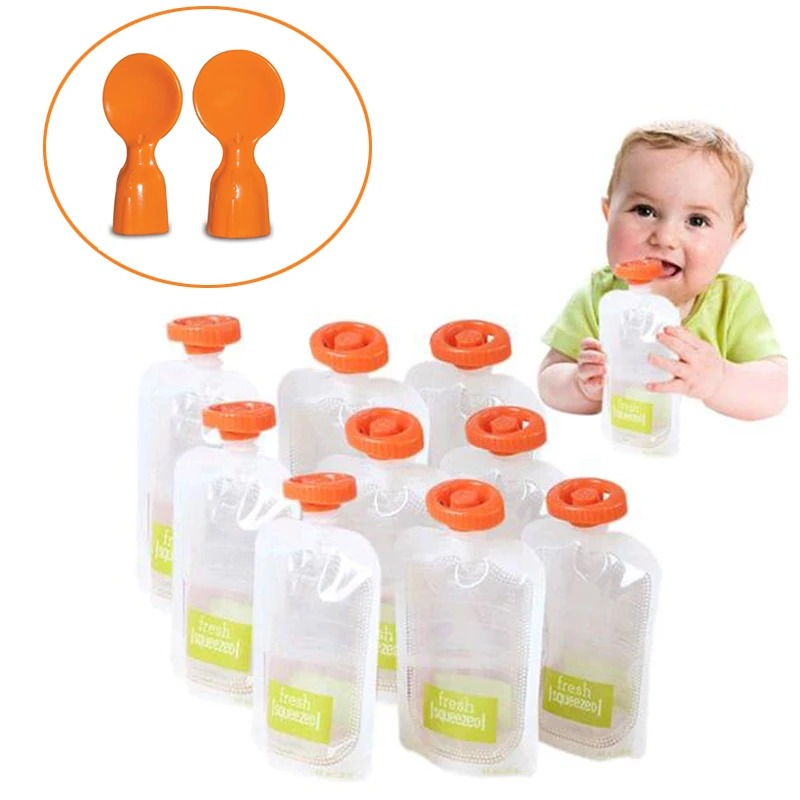 50Pcs Baby Food Storage Bag Ma - đánh giá và giá Baby Food Pouches Reusable